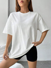 Building & Slogan Graphic Drop Shoulder Tee